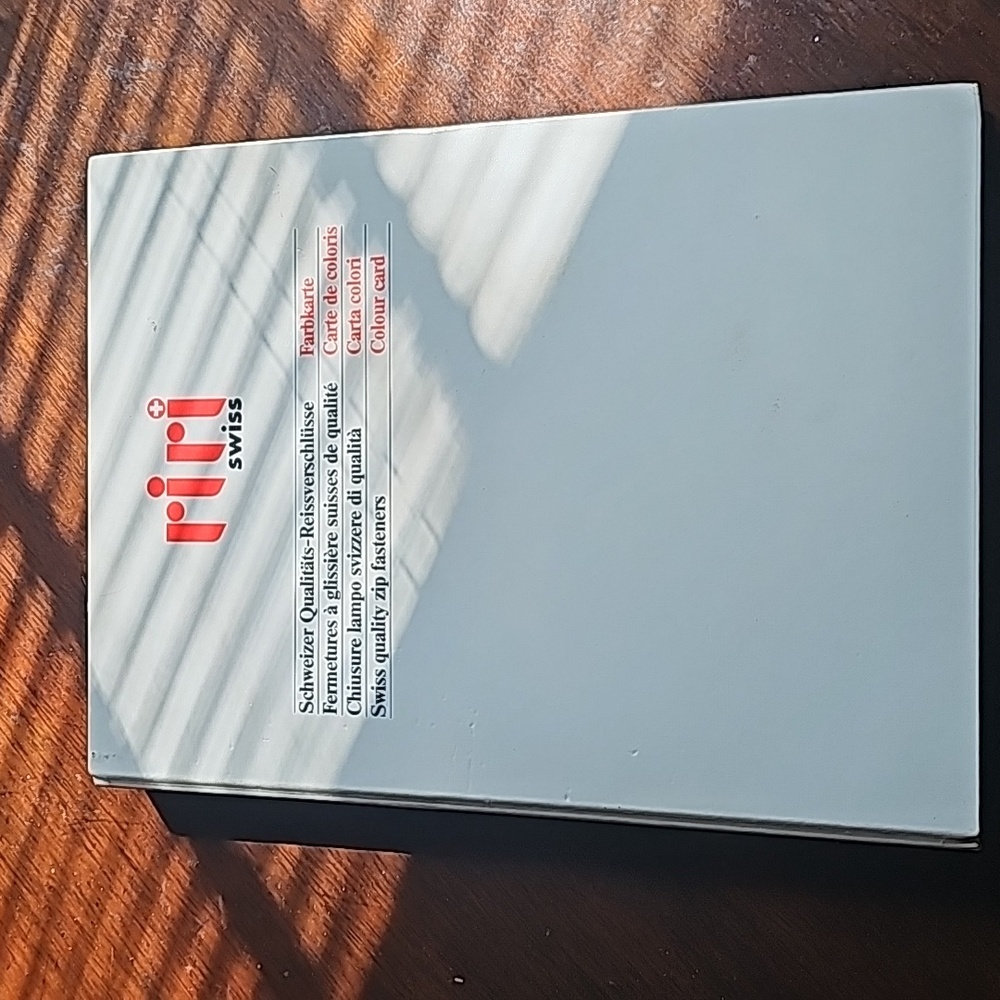 Vintage 1992 riri Swiss zipper catalogue looseleaf bonder